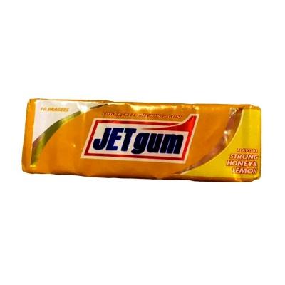 Жувальна гумка без цукру JETgum мед-лимон 10 шт