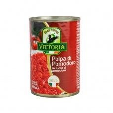 Томати Vittoria мелені Polpa in succo di pomidoro 400г