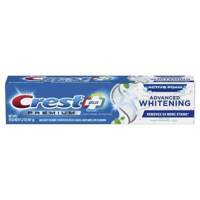 Зубная паста Crest plus advanced whitening 147г