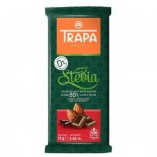 Шоколад Trapa черный без сахара и глютена 75г