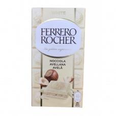 Шоколад Ferrero Rocher белый с лесным орехом 90г