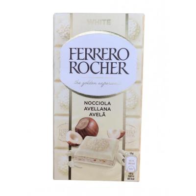 Шоколад Ferrero Rocher білий з лісовим горіхом 90г