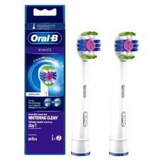 Сменные насадки Oral-B 3D-White для электрической зубной щетки 2шт