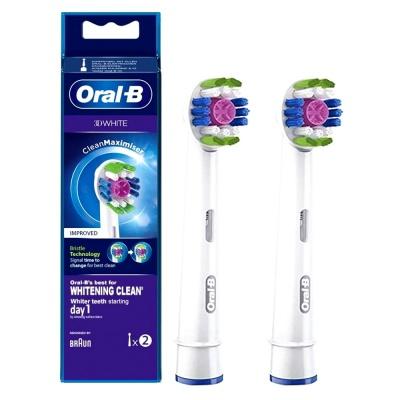 Змінні насадки Oral-B 3D-White для електричної зубної щітки 2шт