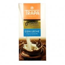 Шоколад Trapa intenso молочний без цукру 80г