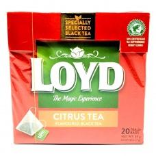 Чай чорний LOYD Citrus Tea (20 пак.) зі смаком цитрусу