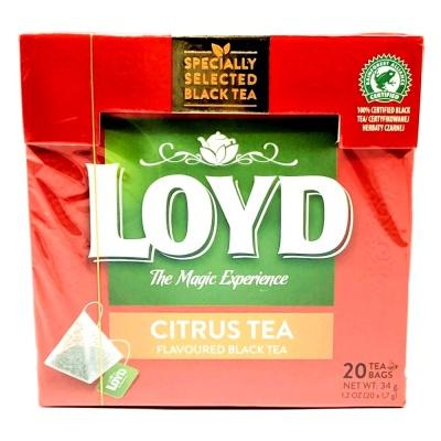 Чай черный LOYD Citrus Tea (20 пак.) со вкусом цытруса