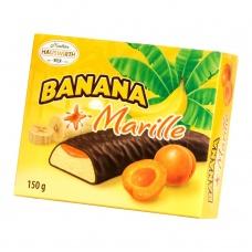 Суфле в шоколаді Hauswirth банан і абрикос 150г