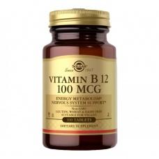 Витамины Solgar B12 (100mcg) 100шт