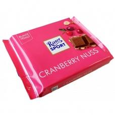 Шоколад Ritter Sport Cranberry nuss 100г