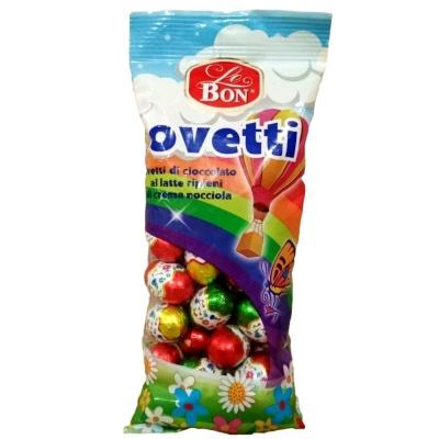 Цукерки Le Bon Ovetti шоколадні яйця 200г