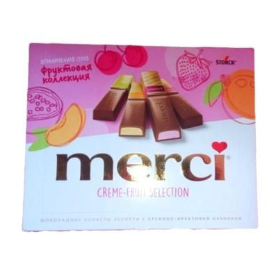 Шоколад Merci creme fruit selection 250г