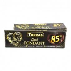 Шоколад Torras dark fondant чорний 85% какао 300г