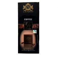 Шоколад чорний JD Gross Coffee 56% какао 125г