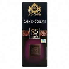Шоколад чорний J.D.Gross 85% cocoa 125г