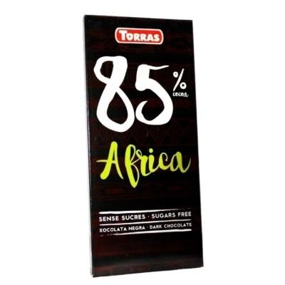 Шоколад чорний 85% cacao Torras Africa Dark 100г