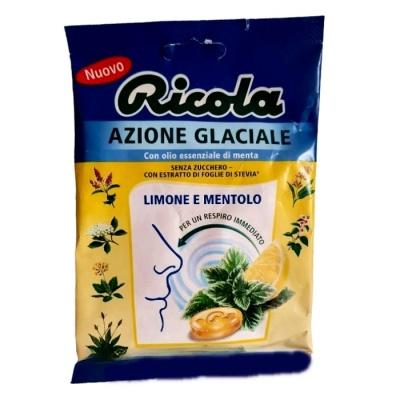Леденцы Ricola с лимоном и мятой без сахара 70г