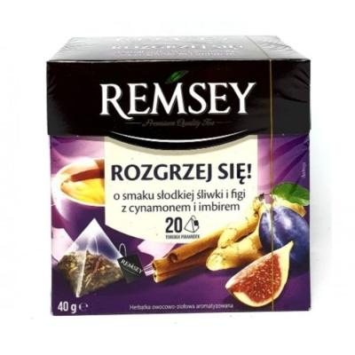 Чай Remsey имбирь корица слива и инжир 20 пакетиков
