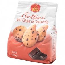 Печиво Le Bon Frollini з кусочками шоколаду 700г