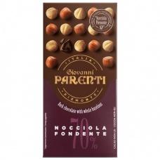 Шоколад Giovanni Parenti темний з лісовими горіхами 130 г