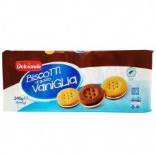 Печиво Dolciando biscotti al gusto vaniglia 240г
