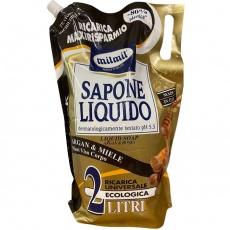 Жидкое мыло Milmil Sapone Liquido argan&miele 2 л