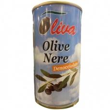 Оливки Oliva чорні без кісточок 370мл