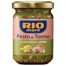Соус Rio Mare Pesto с тунцем, фисташками и лимоном 130г