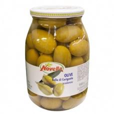 Оливки Novella olive bella di cerignola з кісточкою 980г