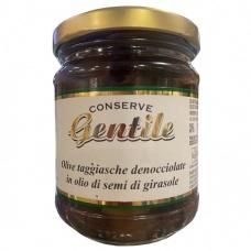 Оливки Gentile без кісточок в соняшниковій олії 195 г