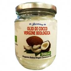 Кокосова олія Parana Olio di cocco vergine biologica 200мл
