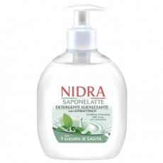 Крем мыло Nidra Saponelatte detergente дезинфицирующее 300 мл