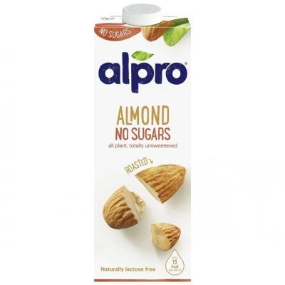 Молоко Alpro мигдалеве без цукру 1л