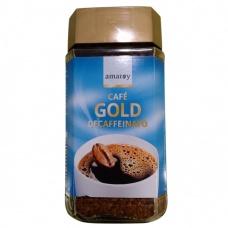 Кава розчинна Amaroy cafe Gold без кофеїну 100г