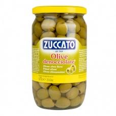 Оливки Zuccato зеленые без косточки 670г
