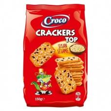 Крекер Croco crackers top з кунжутом 150 г