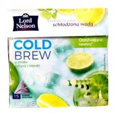 Чай холодний Lord Nelson зі смаком лимона та лайма 37,5г
