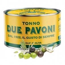 Тунець Tonno Due Pavoni в оливковій олії 240 г