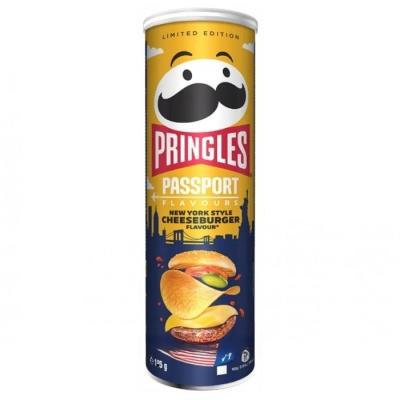 Чипсы Pringles со вкусом чизбургера 165 г