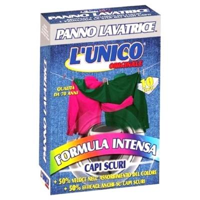 Салфетки L'unico Panno Lavatrice для защиты цвета темного белья 10 шт