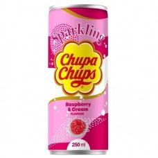 Напиток фруктовый газированный Chupa Chups малина без сахара 250 мл