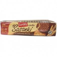 Печиво Sondey Sasanki з молочним шоколадом 210 г