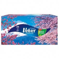Сухие салфетки Velvet Eco pack 3 слоя 120 шт