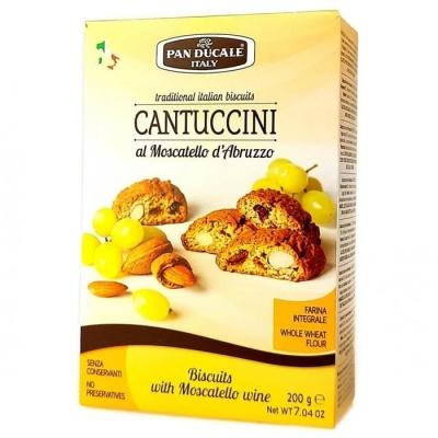 Печиво Pan Ducale cantuccini з мигдалем та виноградом 200 г