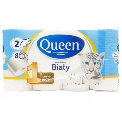 Туалетная бумага Queen biaty 8шт