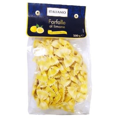 Макароны Italiamo Farfalle со вкусом лимона 250 г