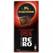 Шоколад черный Perugina 95% cacao без глютена 85 г