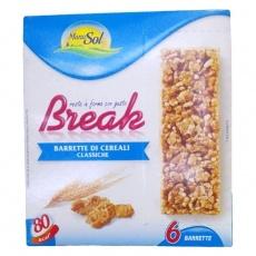 Злаковые батончики ManuSol Break классические (6*21) 126 г