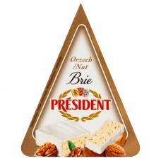 Сир President Brie з горіхами 125г