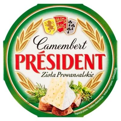 Сир President Camembert з прованськими травами 120г